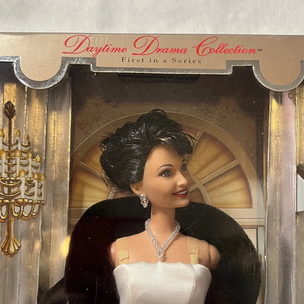 Erica Kane Doll in Elegant Black and White Gown